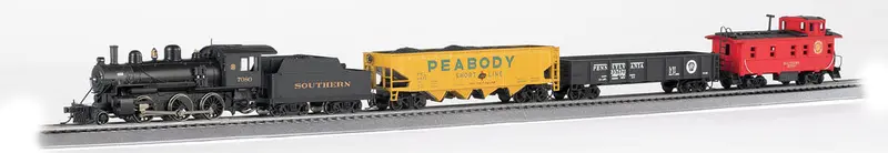 Bachmann Echo Valley Express – HO Scale DCC-Sound Electric Train Set with Realistic Detail
