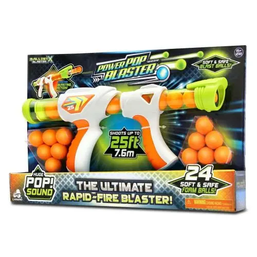 Ballist-X Power Pop Foam Ball Blaster – High-Velocity Shooting Toy
