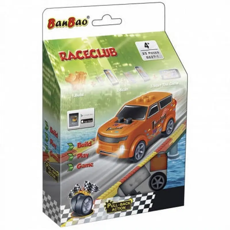 BanBao Mini Pull-Back STEM Builder – 26-Piece Nenoot Construction Kit