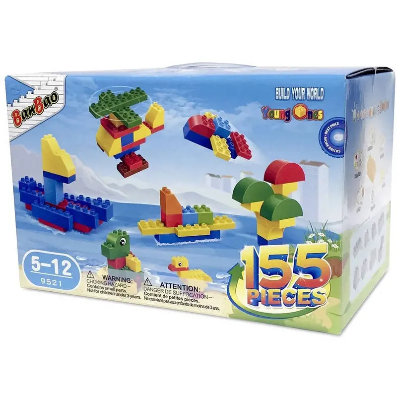 BanBao Young Ones Starter Set – 155-Piece Creative Building Collection