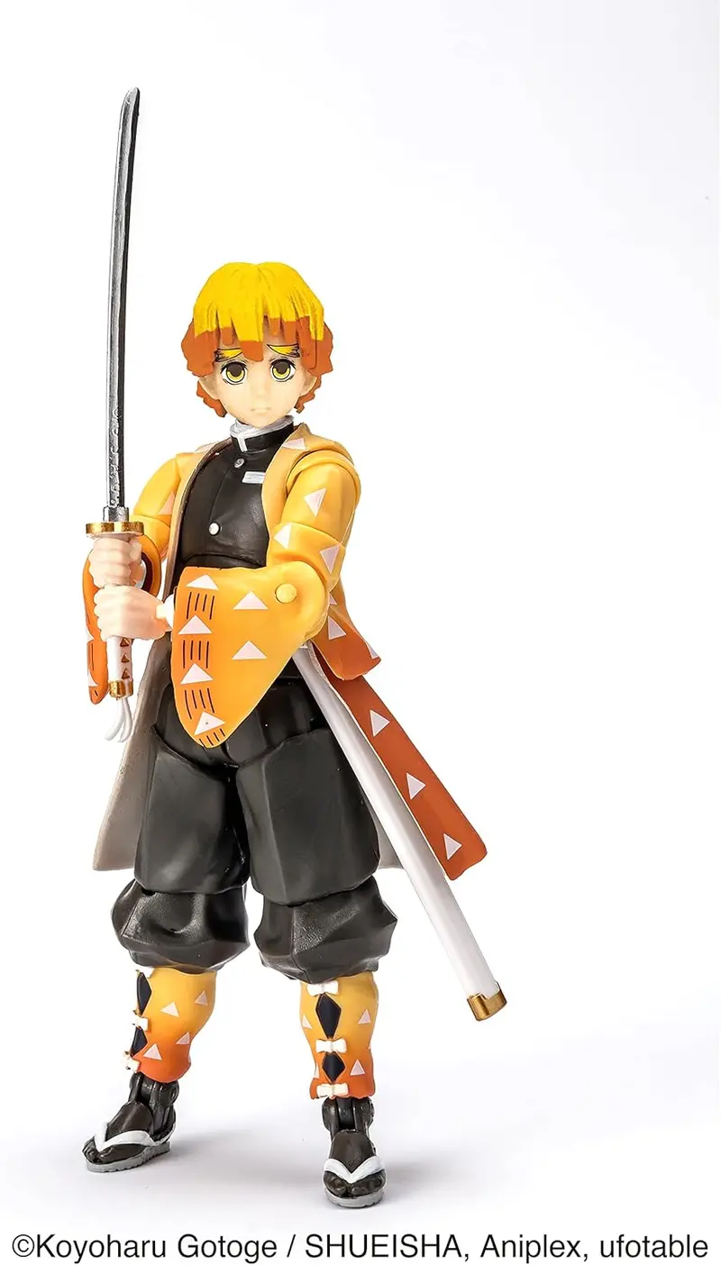Bandai Ultimate Legends Zenitsu Agatsuma HD Action Figure – Demon Slayer, 5 Inches