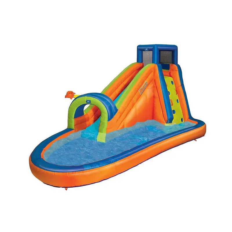 Banzai Pipeline Inflatable Backyard Water Park with Slide