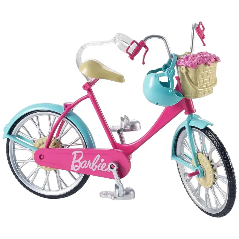 Barbie Dream Adventure Safety Bike with Helmet & Basket