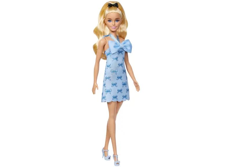 Barbie Fashionistas Doll in Stylish Bow Halter Dress
