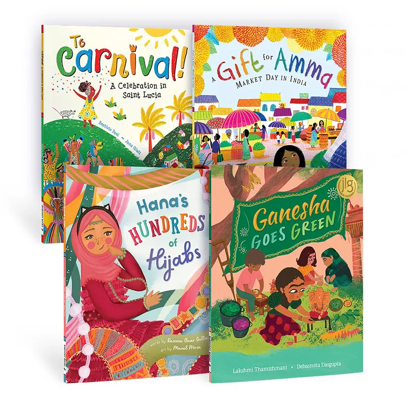 Barefoot Books Grade 1 Diverse Storybook Bundle – 4 Titles
