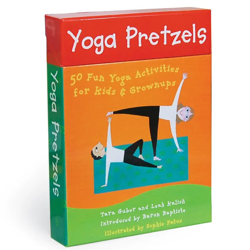 Barefoot Books Yoga Pretzels: Mindful Movement Activity Cards for Children