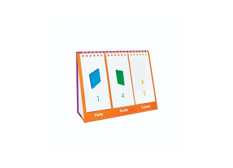 Base Ten Flip Card Set – Junior Learning Visual Math Resource for Place Value