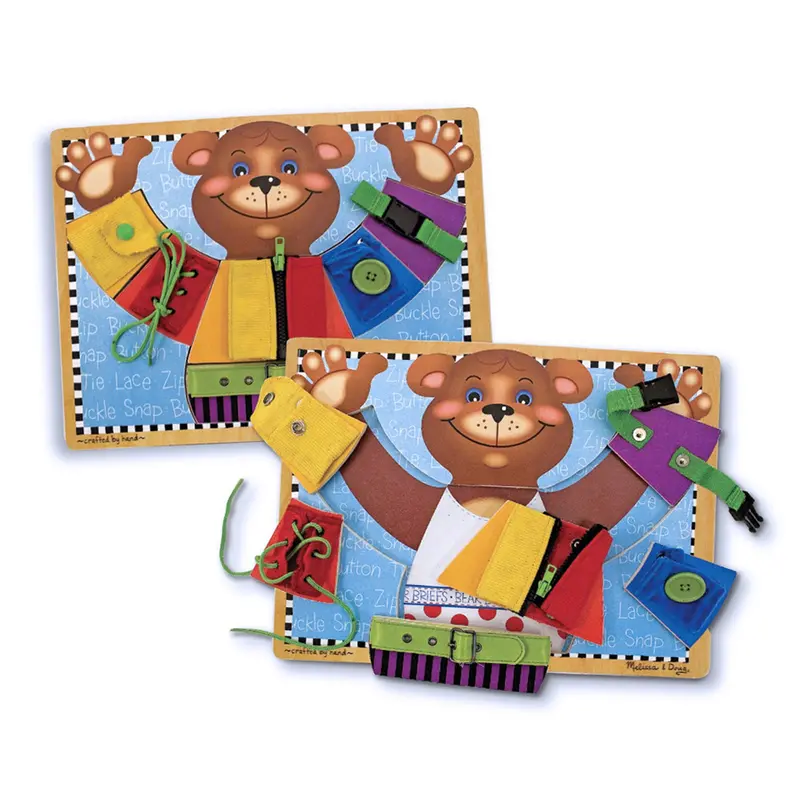 Basic Skills Wooden Learning Board – Multi-Activity Puzzle for Early Development