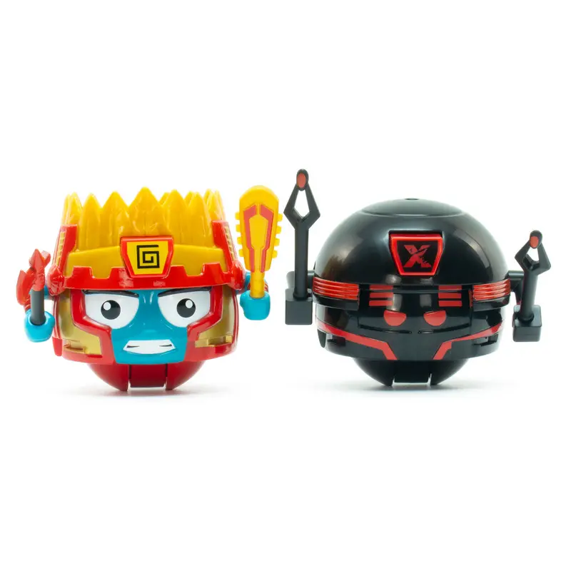 Battle Ballz Duel Pack – Volcanon vs. Evil Robot Action Figure Showdown