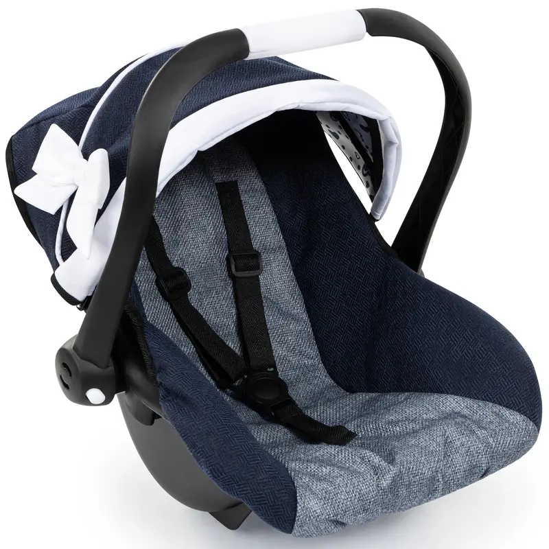 Bayer Design Deluxe Doll Car Seat with Sunshade – Fits Dolls Up to 18 Inches
