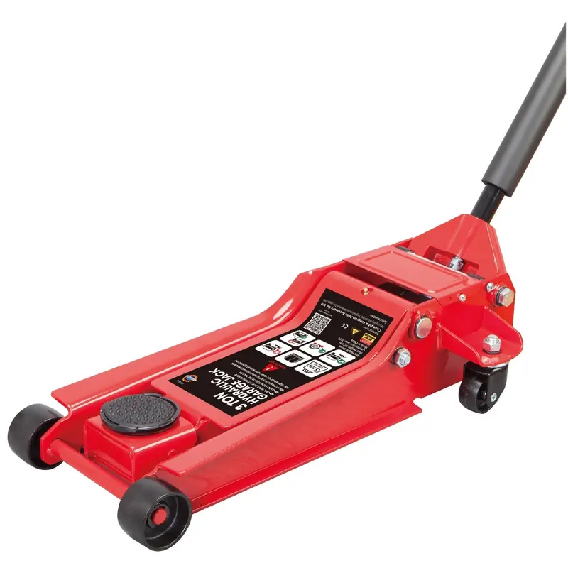 Big Red T83508D 3.5 Ton Low-Profile Hydraulic Floor Jack – Dual-Pump Action, Wide-Stance Steel Frame
