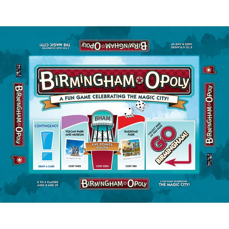 Birmingham-Opoly – City Exploration Board Game by Late For The Sky