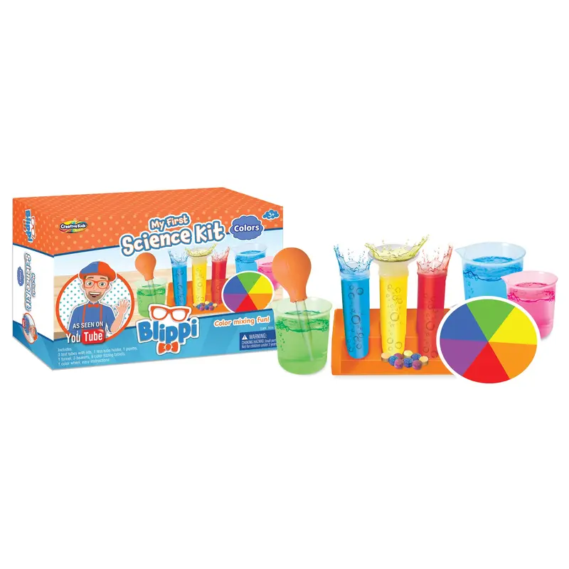 Blippi My First Science Kit: Color Mixing Experiments for Kids