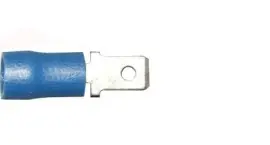Blue Male Spade Terminals – 4.8mm, Pack of 100