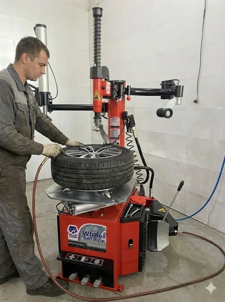 Blue Viper FT380 Dual-Arm Tire Changer – Commercial-Grade Bead Blaster and Heavy-Duty Construction, SKU: FT380