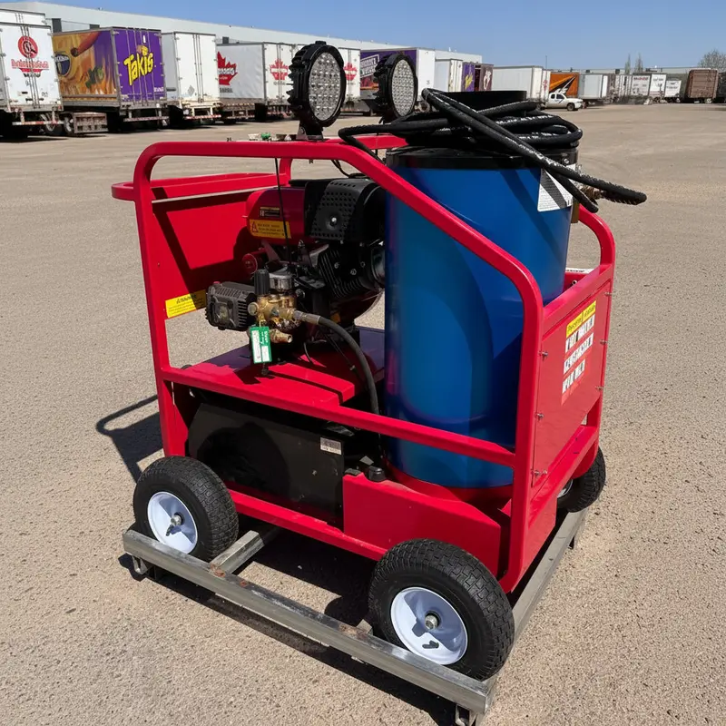 Blue Viper Hot Water Pressure Washer – 4000 PSI, 15HP Gas Engine with Diesel Burner | SKU YS4000