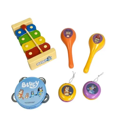 Bluey Xylophone Band Set – 7-Piece Musical Toy for Early Learning