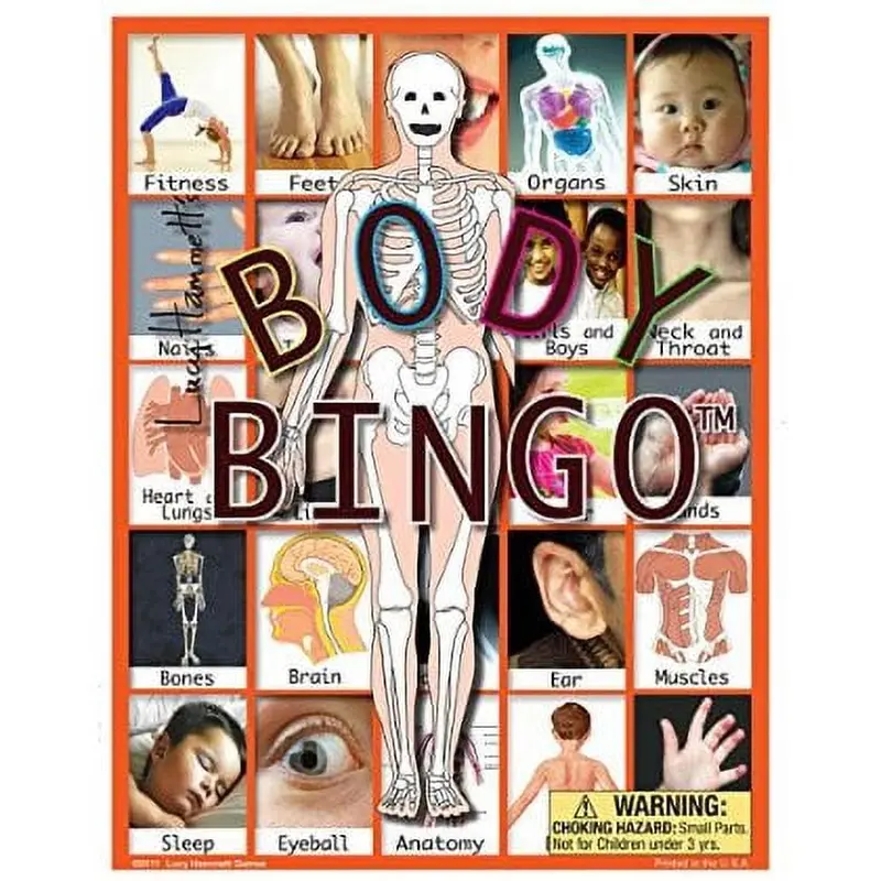 Body Bingo Anatomy Game – Engaging Human Body Learning Tool for Kids and Classrooms