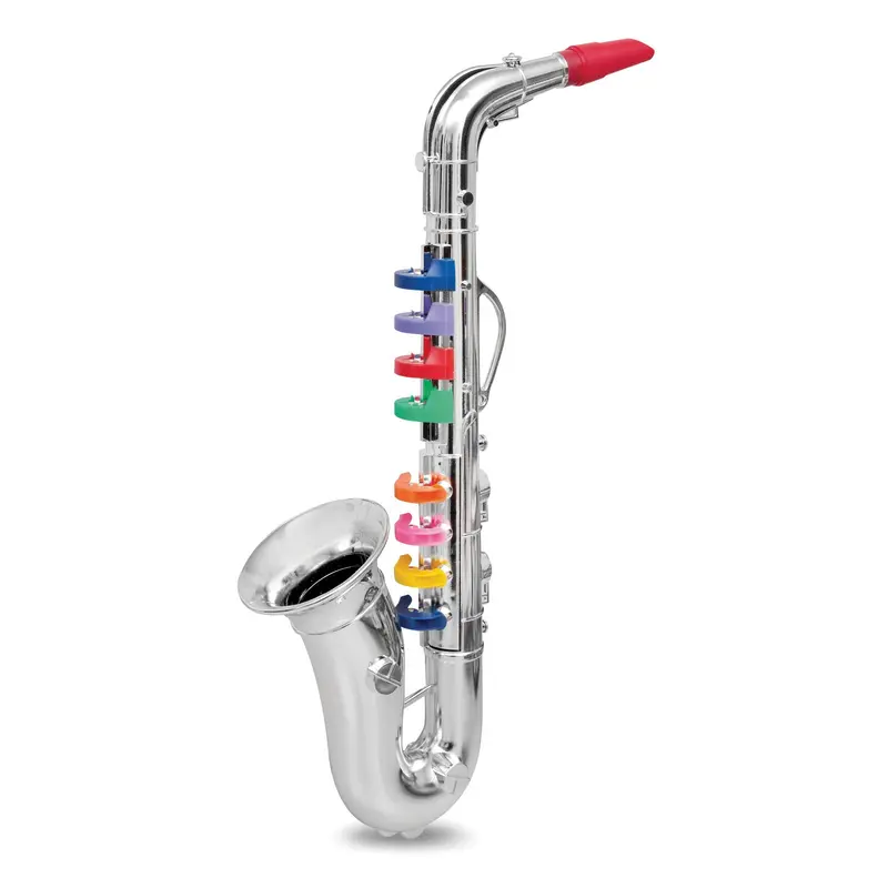 Bontempi Italian Senior Saxophone Toy – Colorful Musical Pretend Play Instrument
