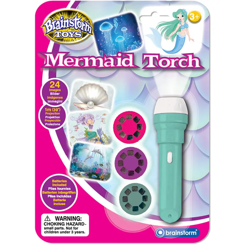 Brainstorm Toys Mermaid Flashlight & Underwater Projector – Ocean-Themed Light Toy