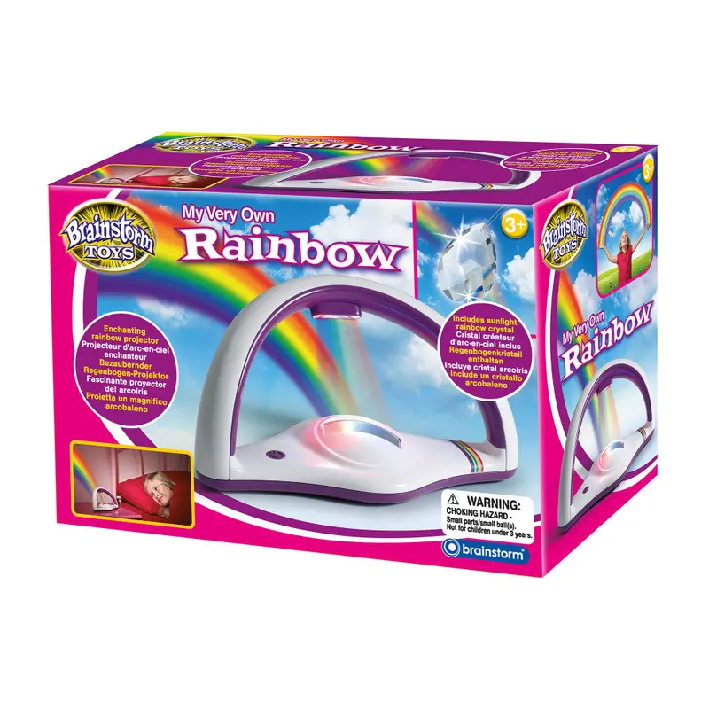 Brainstorm Toys My Very Own Rainbow LED Projector – Colorful Light Display
