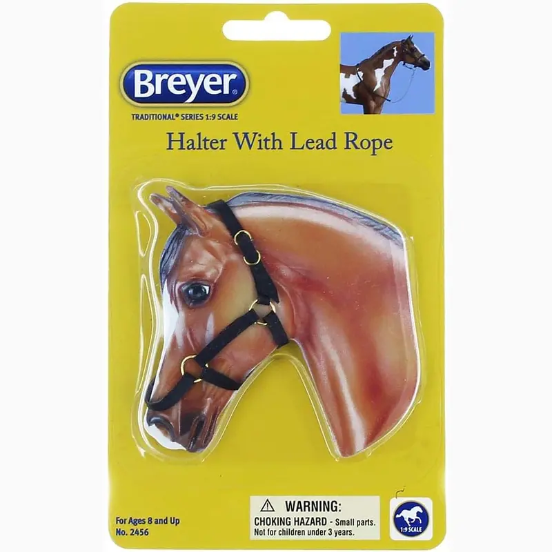 Breyer Traditional Horse Halter & Lead Set – Brown Leather-Style Accessory