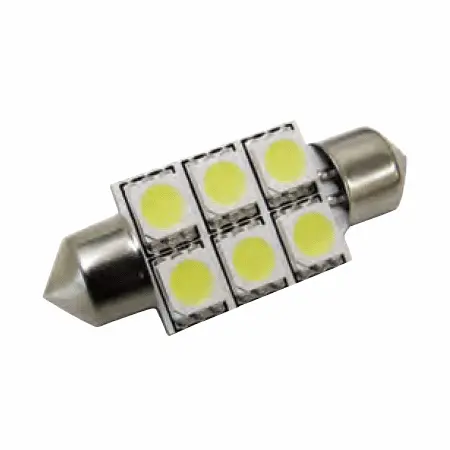 CANBUS-Compatible White Festoon LED – 36mm, Fits 239/272 Sockets