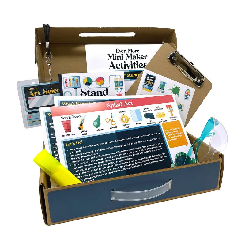 Carson Dellosa Art Science Mini Maker Kit – Creative STEM Exploration Set