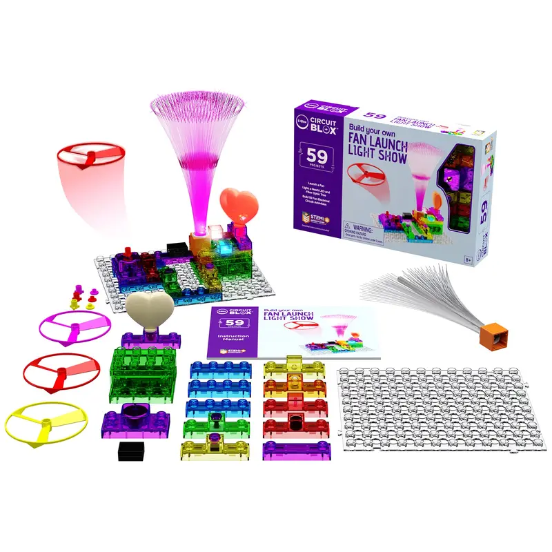 Circuit Blox Discovery Set: 59 Guided STEM Building Projects