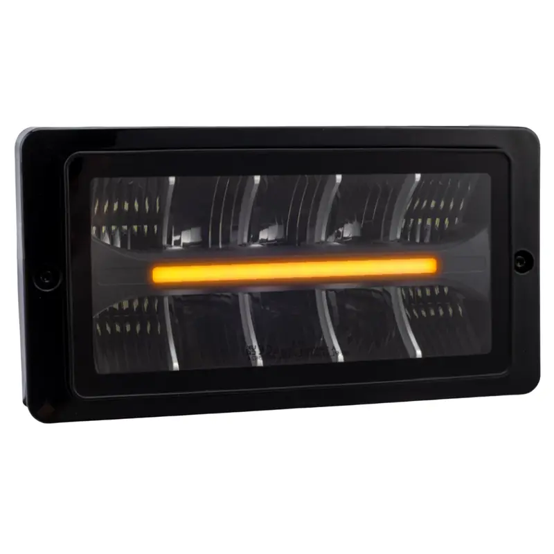 Classic 220 Rectangular Spot Lamp with Dual-Function Light Strip