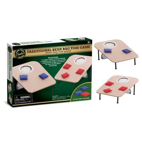 Classic Wooden Bean Bag Toss – Durable Outdoor Lawn Game for All Ages