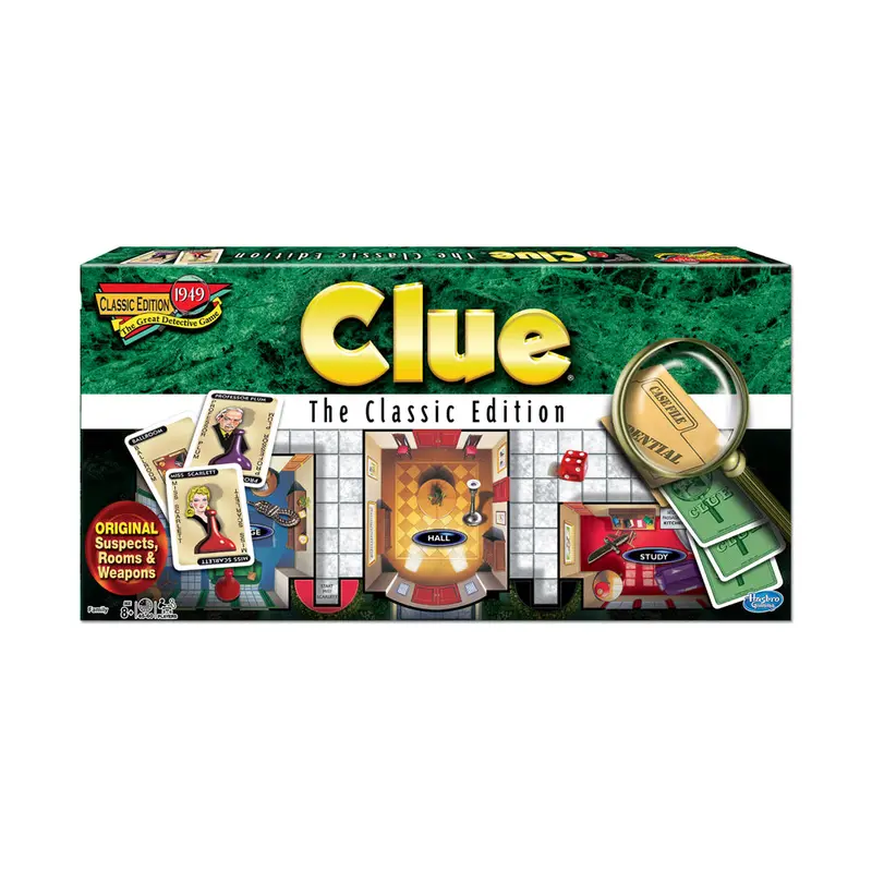 Clue Classic Edition – Award-Winning Deduction Board Game by Winning Moves
