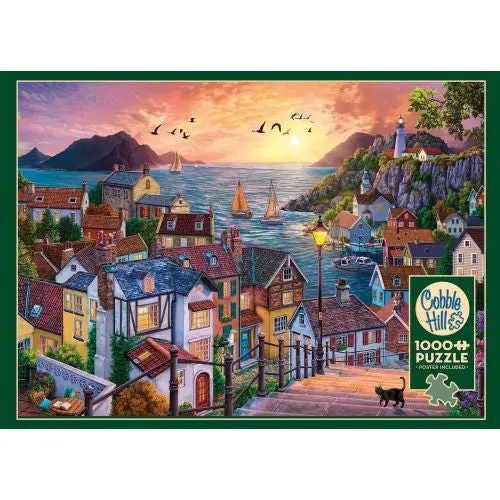 Cobble Hill Coastal Sunset 1000-Piece Jigsaw Puzzle