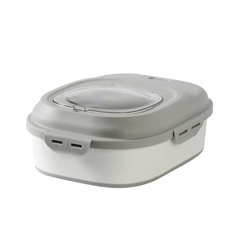 Collapsible Dog Food Storage Container with Airtight Lid – Portable Pet Food Bin for Travel, Home, or RV