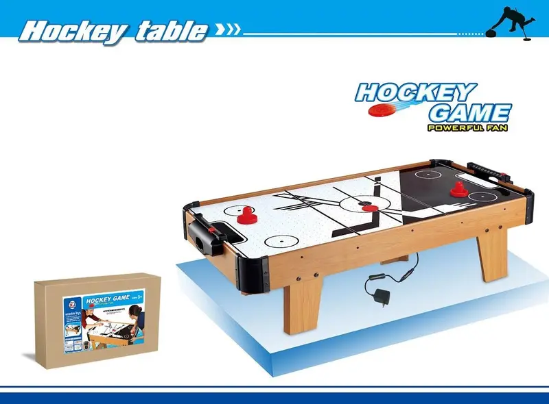 Compact 40-Inch Tabletop Air Hockey Game – Electric Fan-Powered Arcade-Style Set for Home or Office Play – A0033