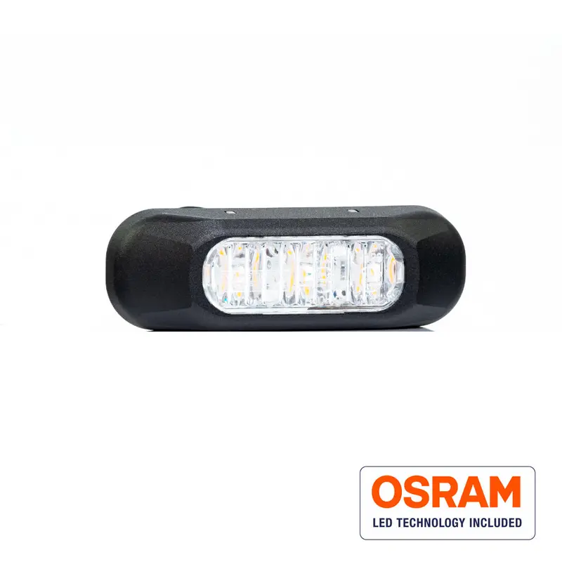 Compact Amber Hazard Strobe Light – Fristom