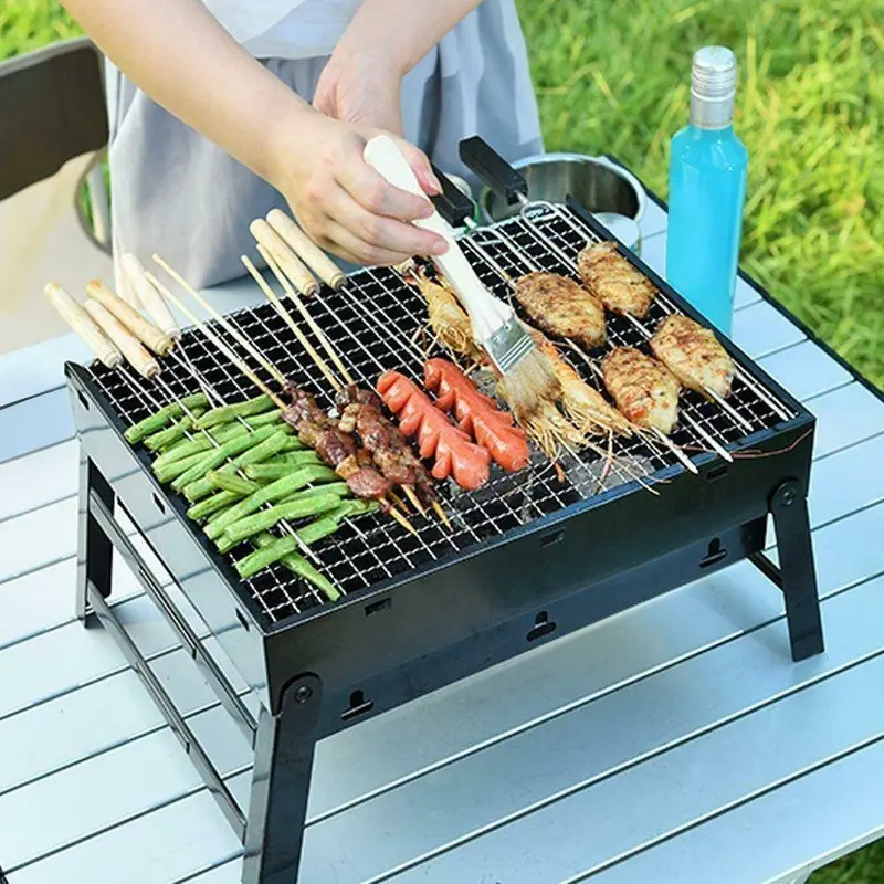 Compact Charcoal BBQ Grills for Outdoor Cooking – Rust-Resistant Steel & Stainless Steel Designs