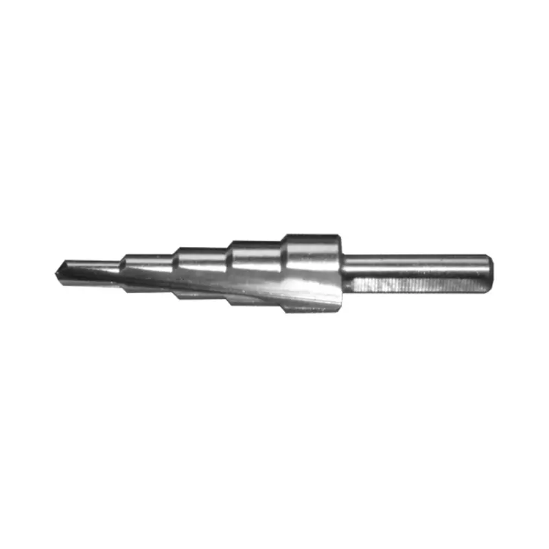 Compact Step Drill Bit – 4 mm to 12 mm Graduated Cutting Diameter