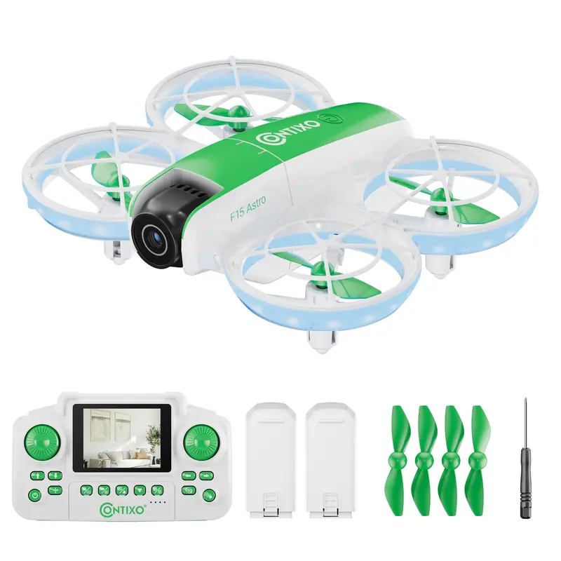 Contixo F15 Astro Mini Drone for Kids & Adults – 720P HD Camera, 2.4″ Screen Remote