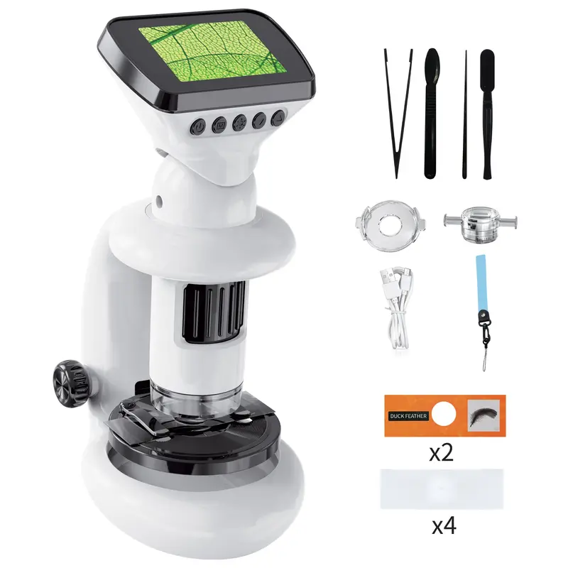Contixo WiFi Digital Microscope – 1000X Magnification, Built-in LCD Screen, Photo/Video Capture