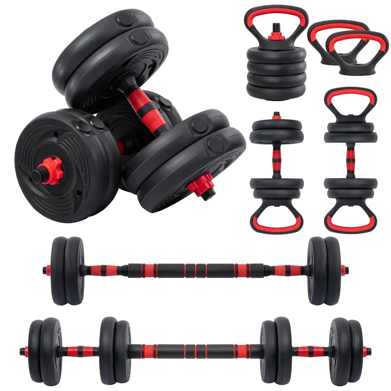 Convertible Adjustable Dumbbell Set – Dual-Weight Options (22.5 lb / 110 lb) with Integrated Barbell AMDD501