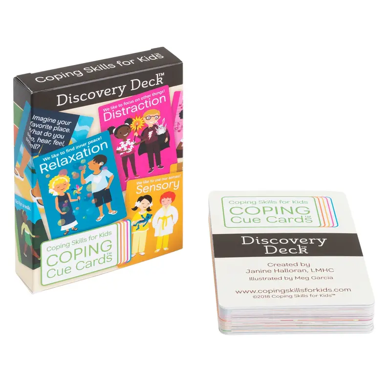 Coping Cue Cards Discovery Deck – Evidence-Based Emotional Regulation Tool for Children
