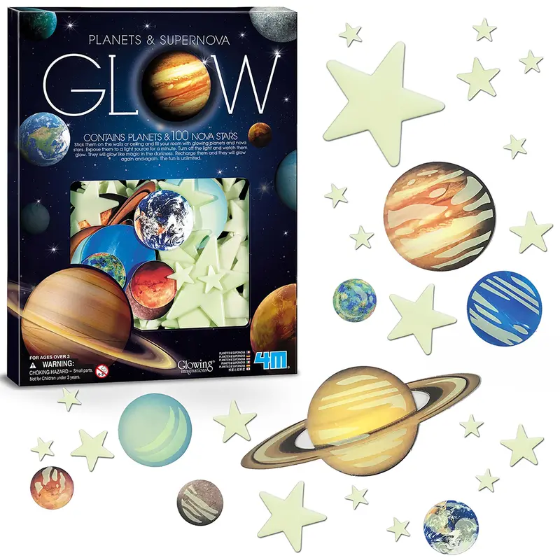 Cosmic Adventure Glow Planet Set – Educational Solar System Model with Supernova Effects