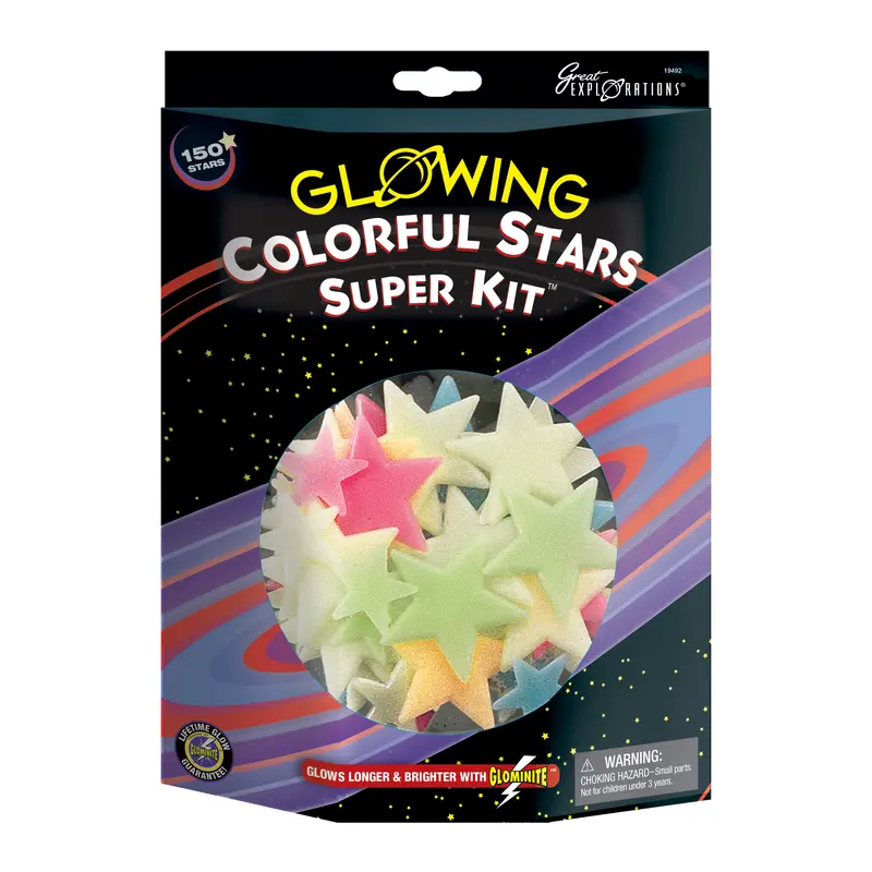 Cosmic Glow Starry Night Kit – Glow-in-the-Dark Astronomy & Art Activity Set