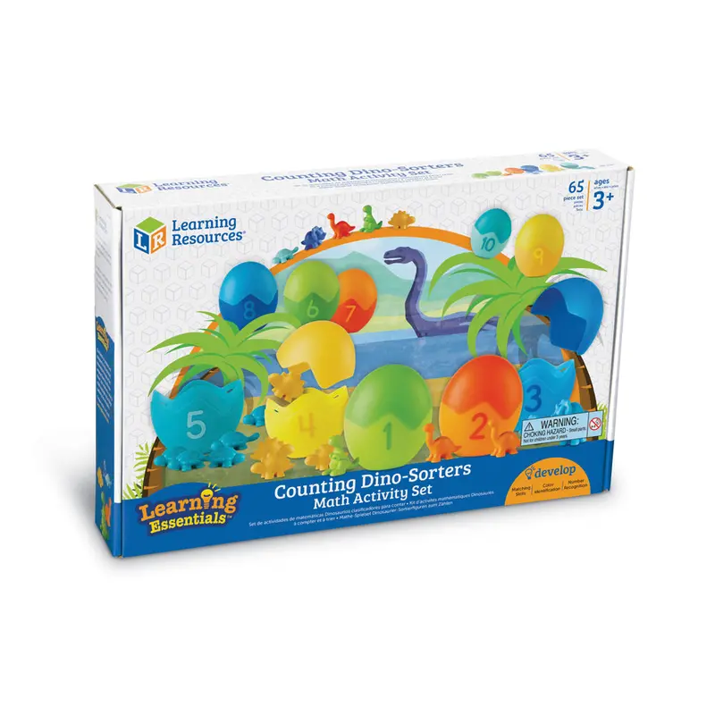 Counting Dino-Sorters – Dinosaur-Themed Math Manipulatives for Early Number Sense