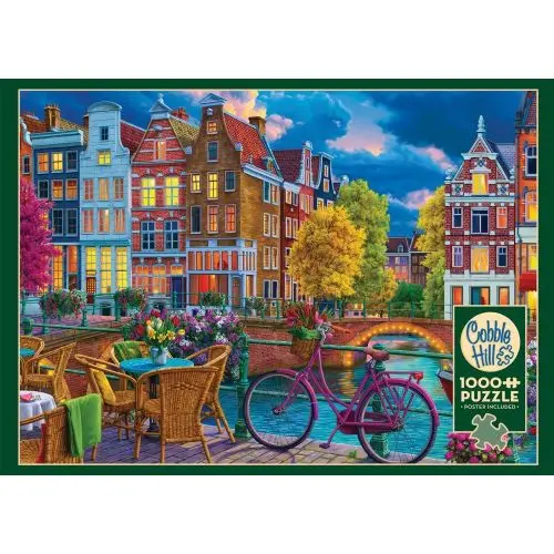 Cozy Street Travel Puzzle – 1000-Piece Cobble Hill Urban Adventure Jigsaw