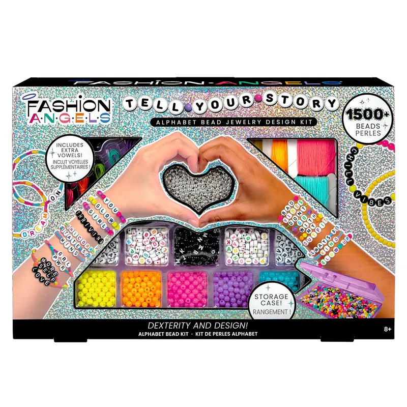 Creative Charm Bead Jewelry Design Kit – Storytelling Craft Set for Personalized Accessories