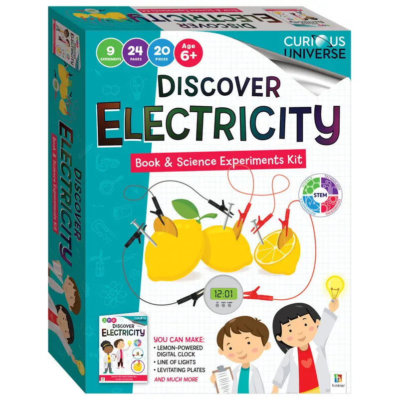 Curious Universe: Discover Electricity – Hands-On Science Experiment Kit for Kids
