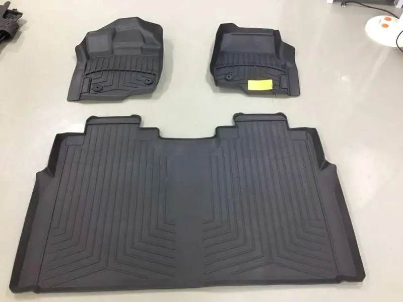 Custom-Fit Floor Mats for 2015–2017 Ford F-150 Crew Cab — Full Coverage Front & Rear Set (414210)