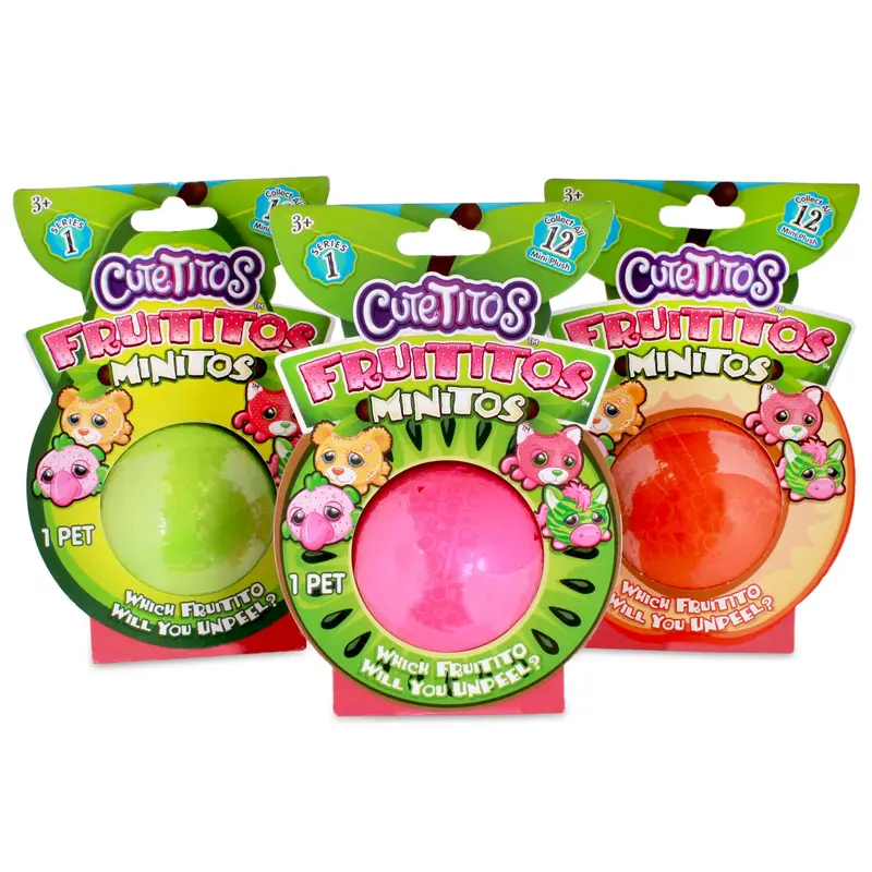 Cutetitos Minitos Berry Plush Collection – 3-Pack Surprise Set